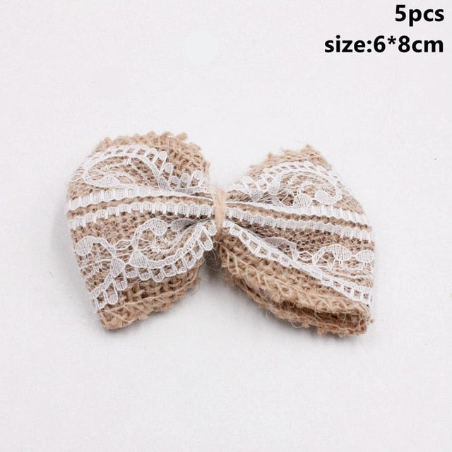 Burlap Ribbon Vintage Wedding Accessories