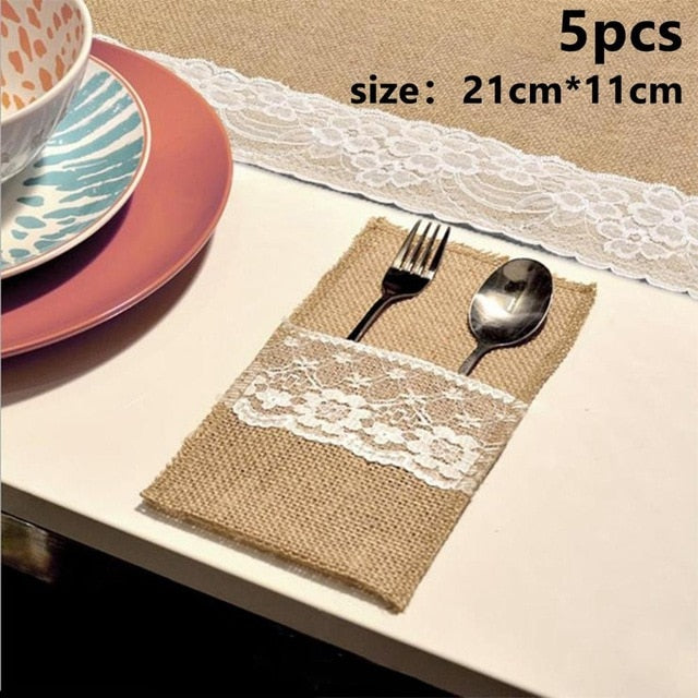 Burlap Ribbon Vintage Wedding Accessories