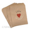 Pack of 25 Chevron/Spot/Star/Plain/Polka Dot Bags with optional stickers