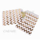 Pack of 25 Chevron/Spot/Star/Plain/Polka Dot Bags with optional stickers