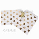 Pack of 25 Chevron/Spot/Star/Plain/Polka Dot Bags with optional stickers