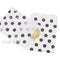 Pack of 25 Chevron/Spot/Star/Plain/Polka Dot Bags with optional stickers