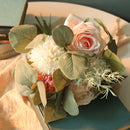 Rose and Eucalyptus Artificial Flower Bouquet