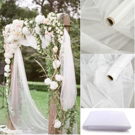 48cm x 10m Roll of Organza Fabric