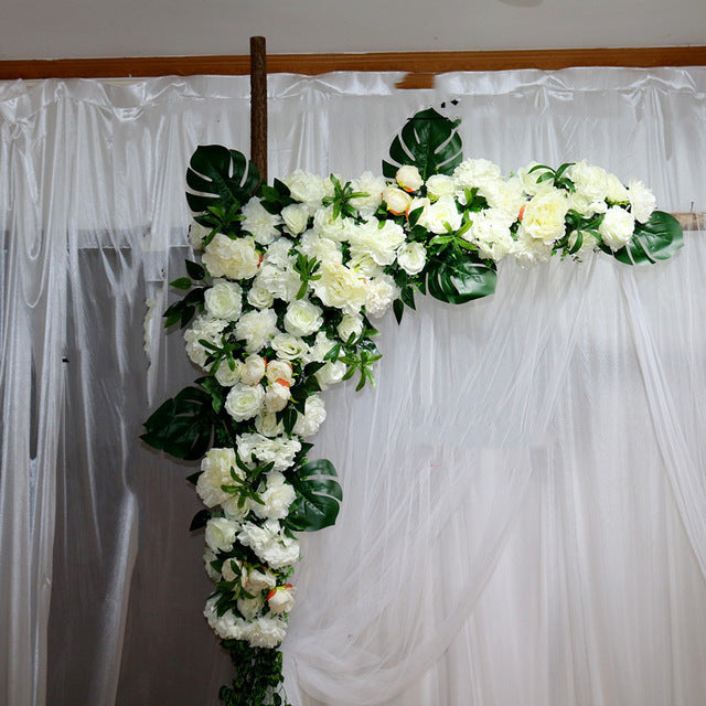 European Style DIY Wedding Stage Decor Artificial Flower