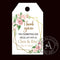 120 Piece Set Personalised Rectangular Wedding Tags