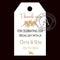 120 Piece Set Personalised Rectangular Wedding Tags