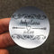 4 cm Custom100 pcs Personalized Matt Silver PVC Sticker