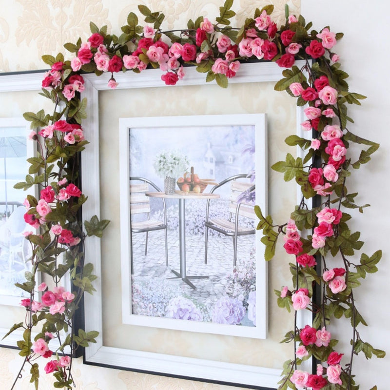 230cm (91in) Silk Rose Artificial Flower Vine