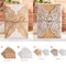 Flower Pattern Laser Cut Lace Wedding Invitations