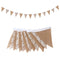 3m Vintage Flags Hessian Wedding Decoration Bunting