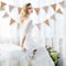 3m Vintage Flags Hessian Wedding Decoration Bunting