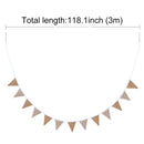 3m Vintage Flags Hessian Wedding Decoration Bunting